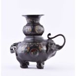 Figürlicher Cloisonne Koro China Qing Dynastie