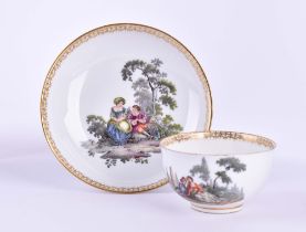  Mocha cup and saucer Meissen