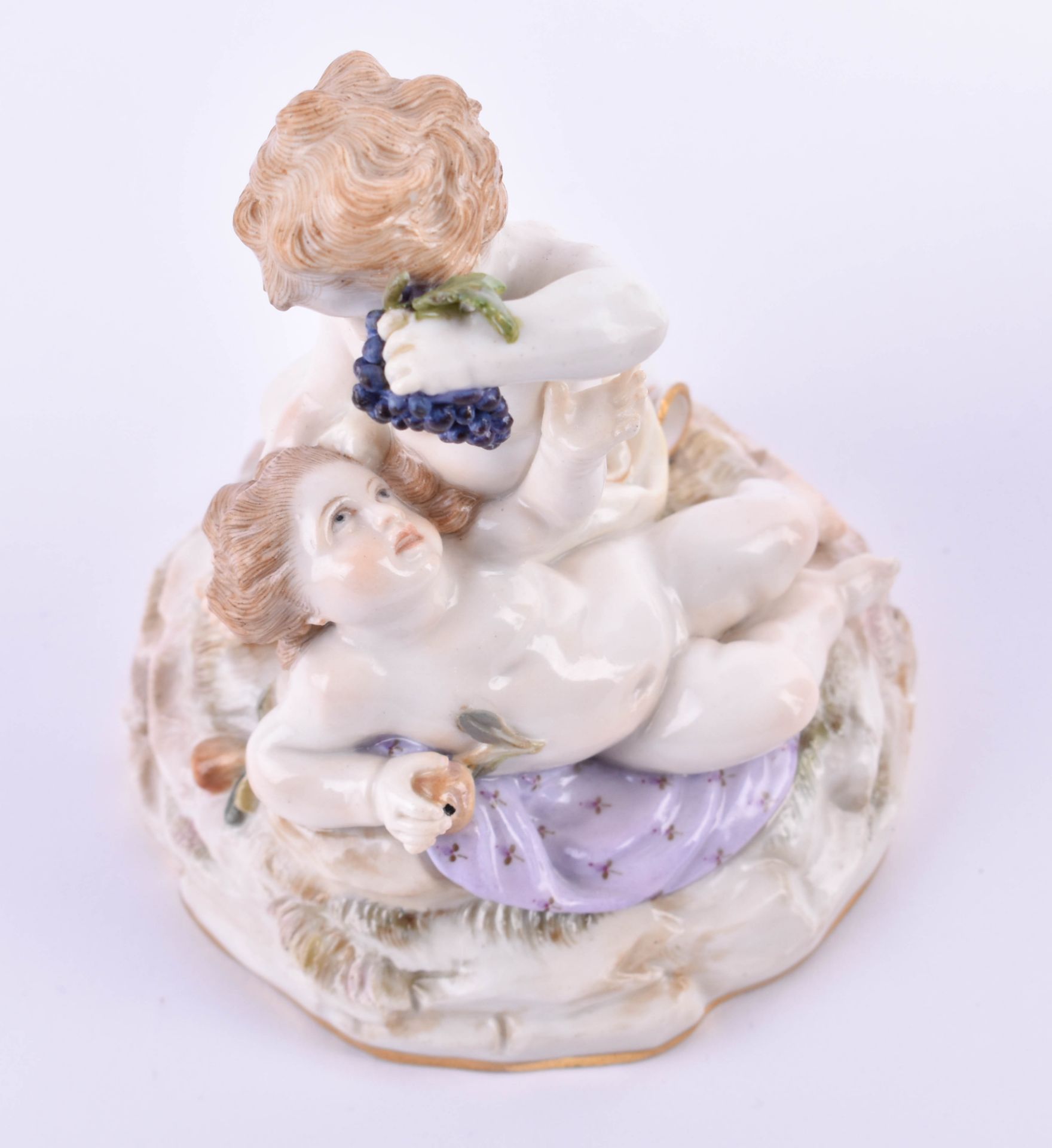  Figure group Meissen 19th century - Image 7 of 8