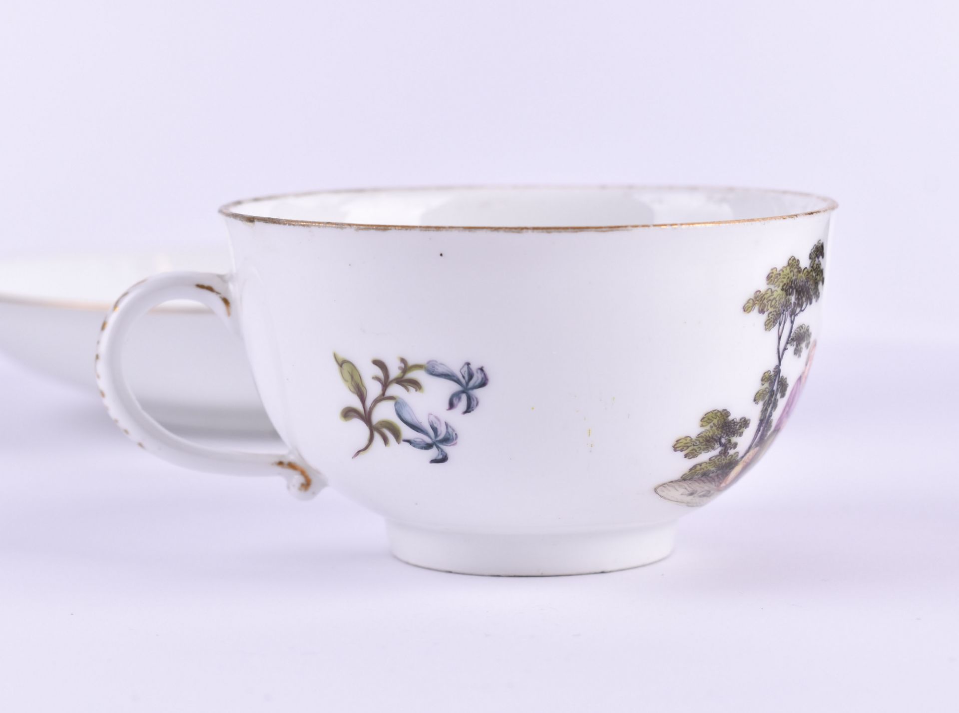  Cup + saucer Meissen 18th century - Image 5 of 7