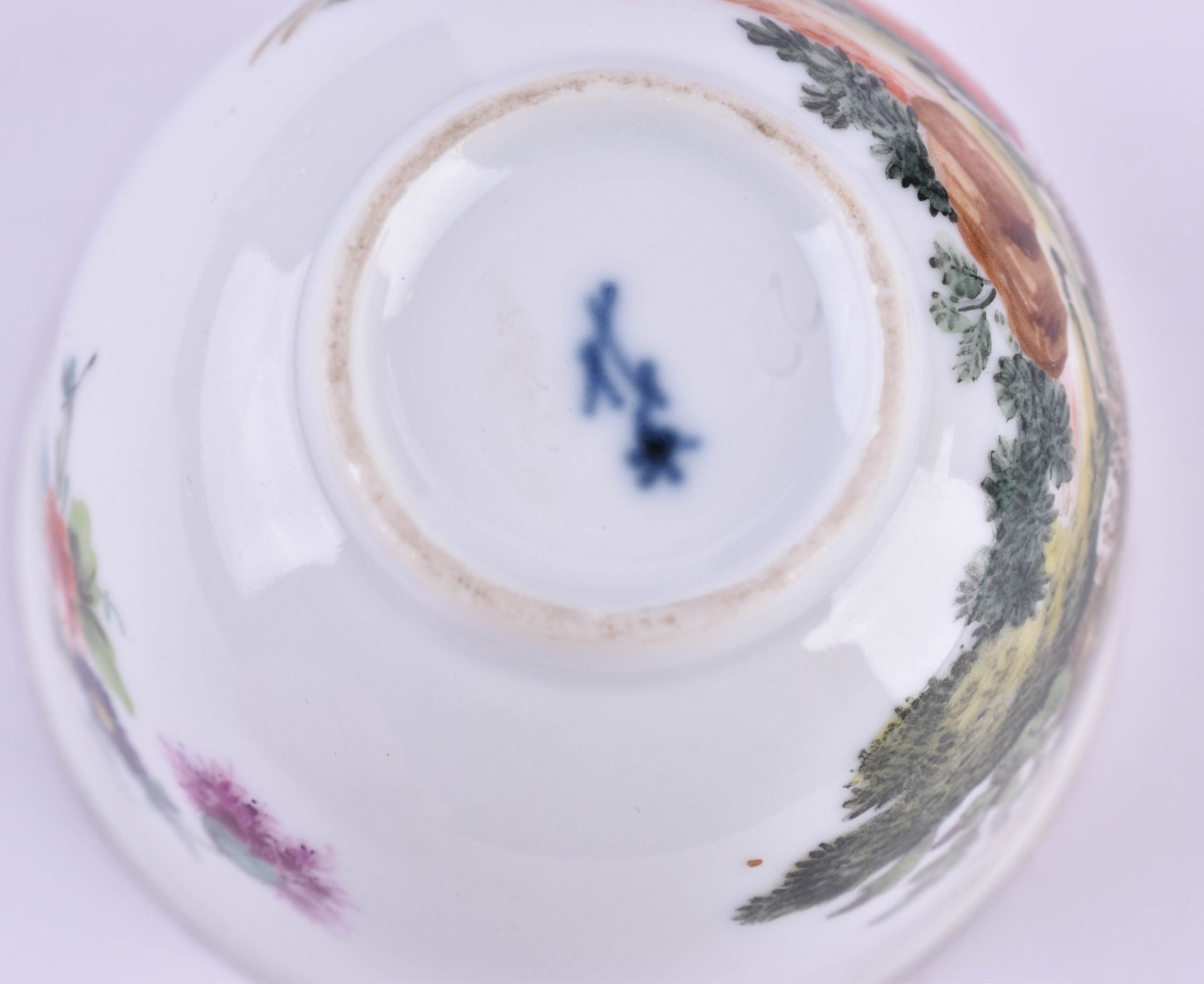  Pair of cups Meissen Markolini time - Image 6 of 6