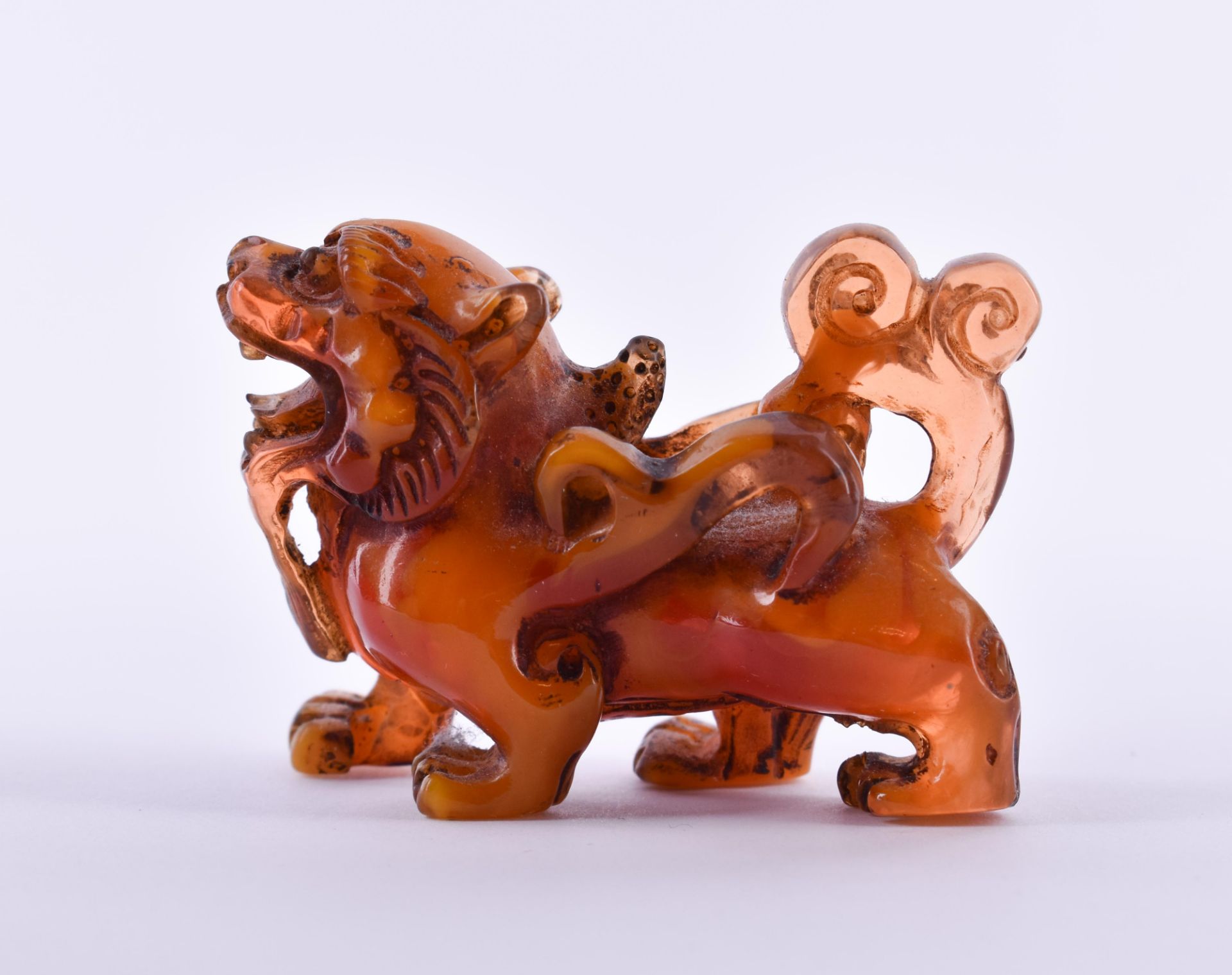  Amber figurine China Qing dynasty - Image 5 of 8