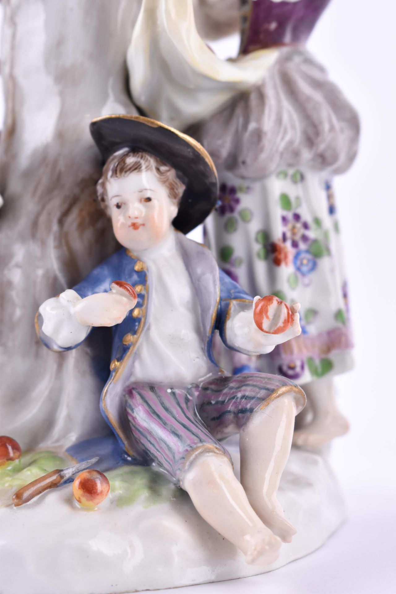  Figure group Meissen 1910 - Image 7 of 9