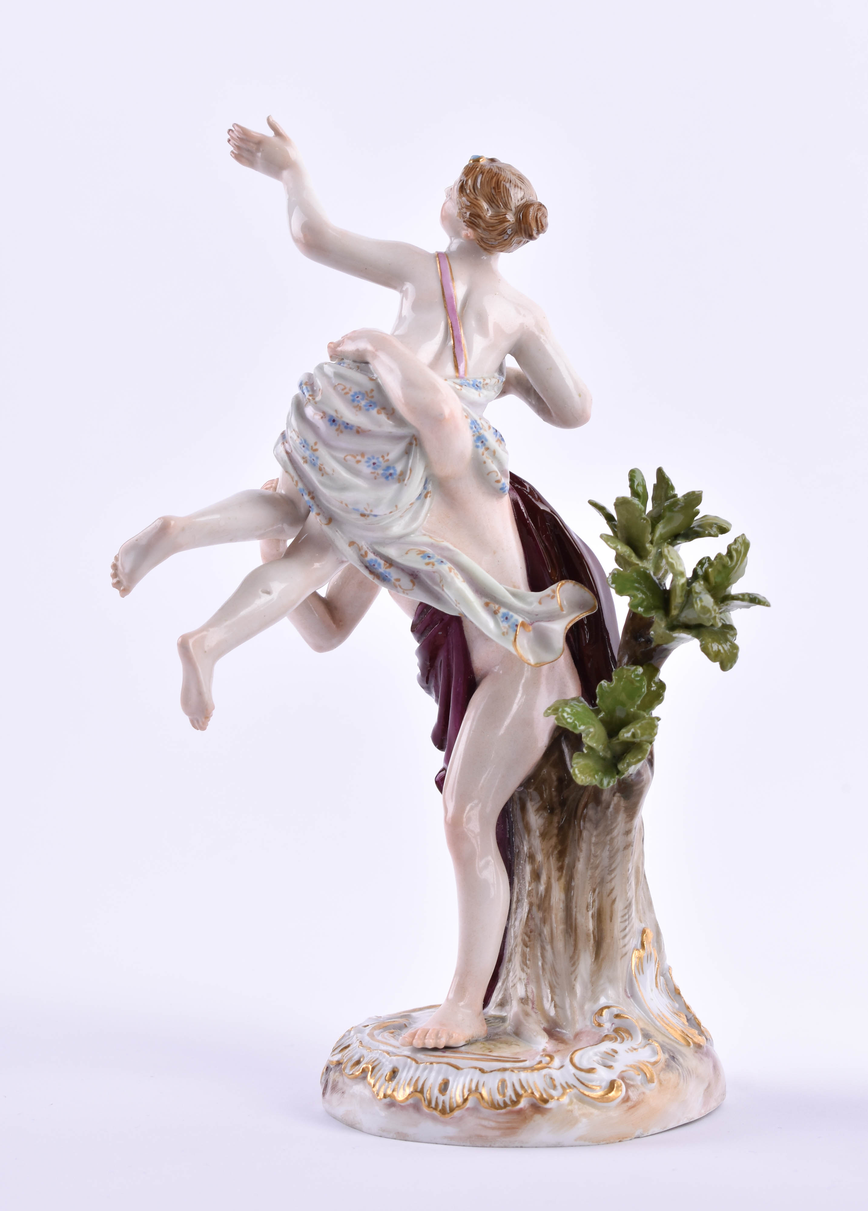  Figure group Meissen 19th century - Image 5 of 7