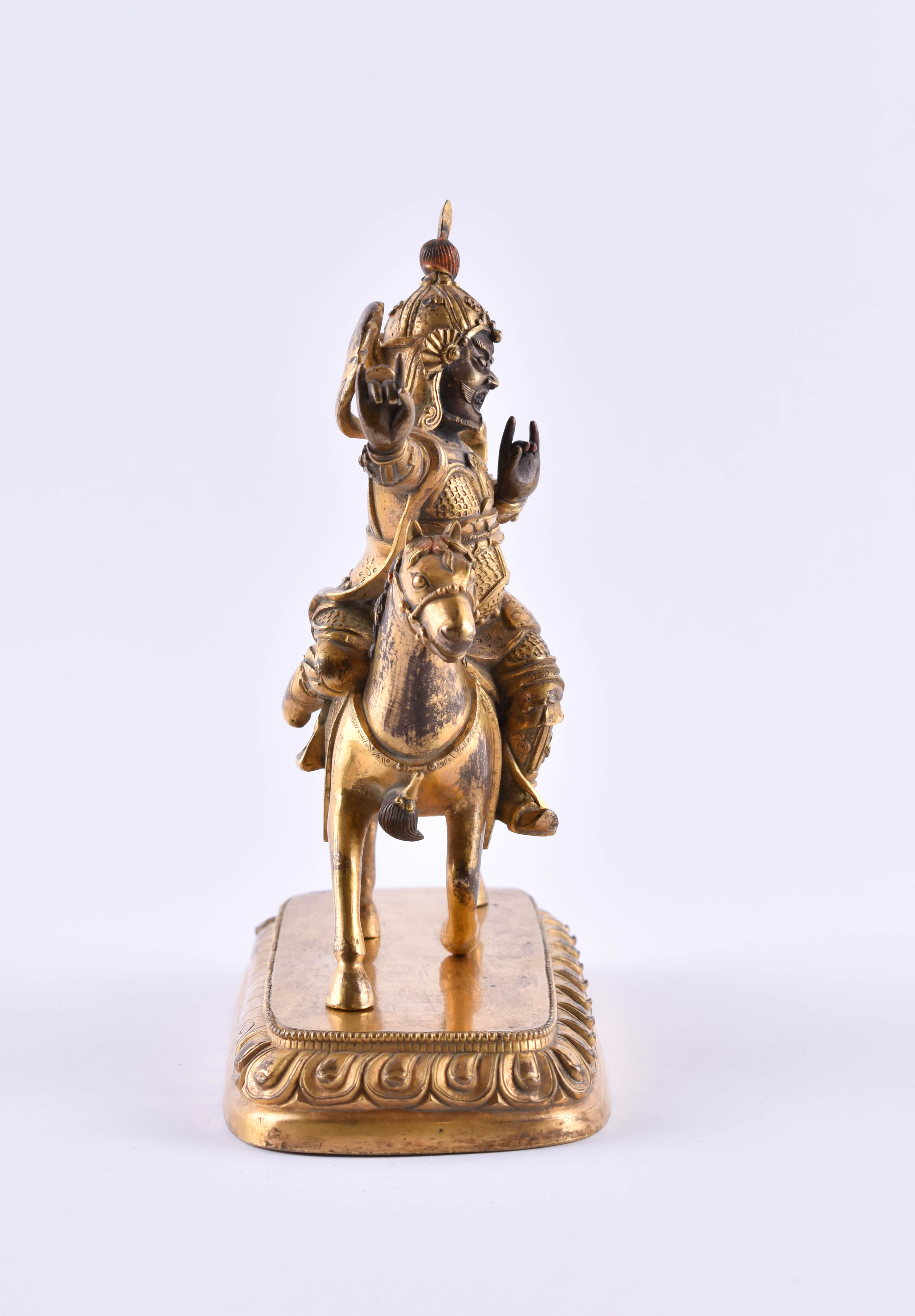  Bronze of the Shri Devi, Tibeto-Chinese Qing dynasty - Image 10 of 10