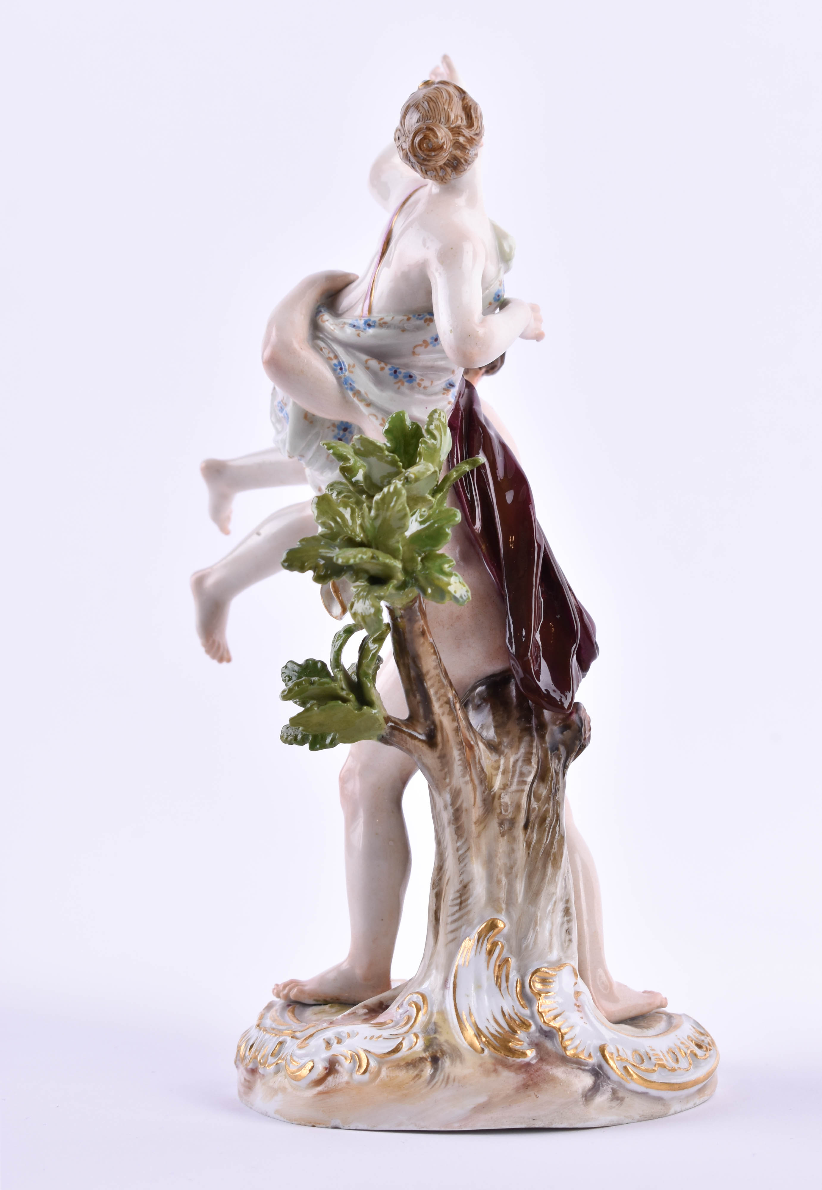  Figure group Meissen 19th century - Image 4 of 7