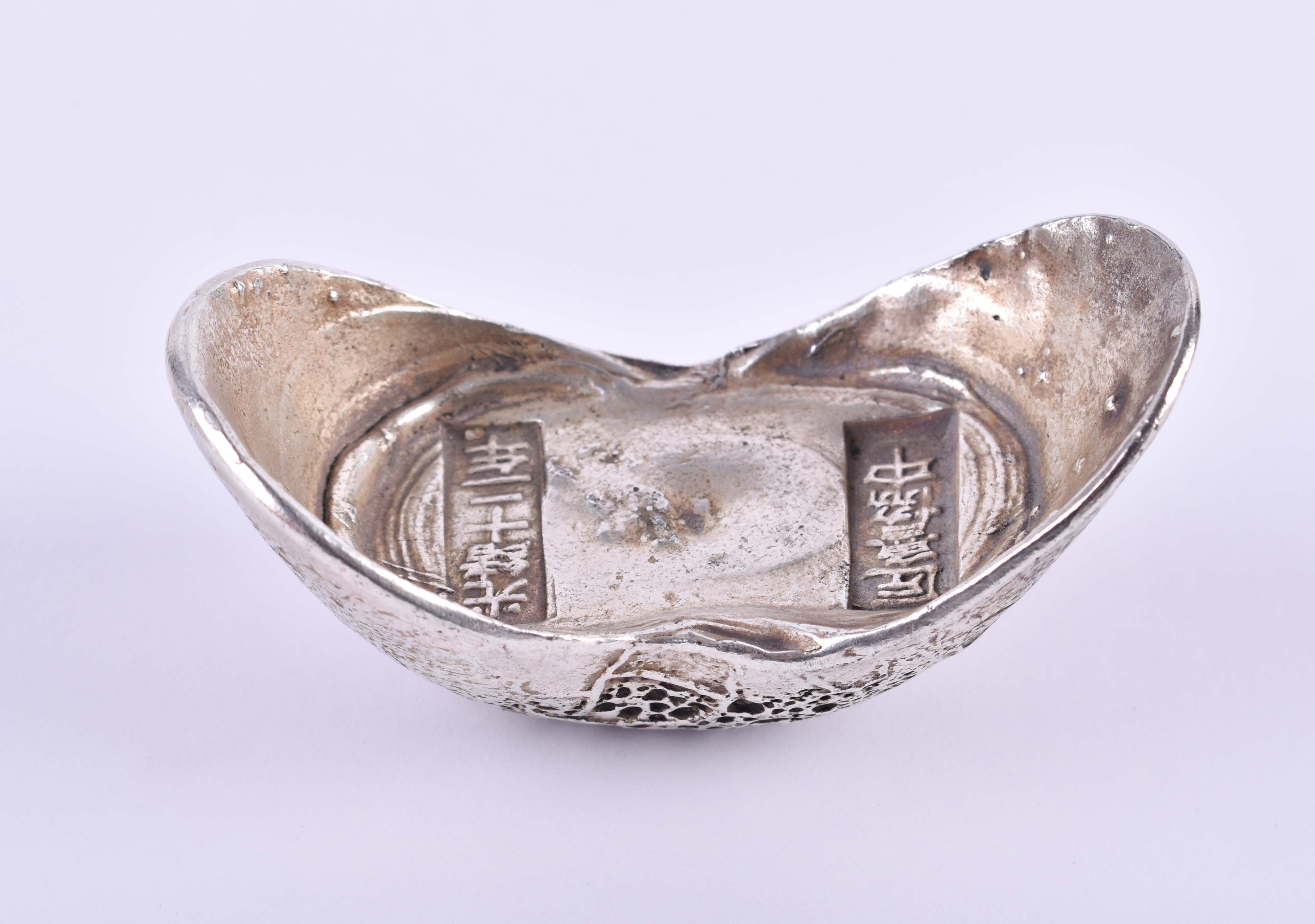  Silver bar China Sycee Qing dynasty - Image 5 of 10