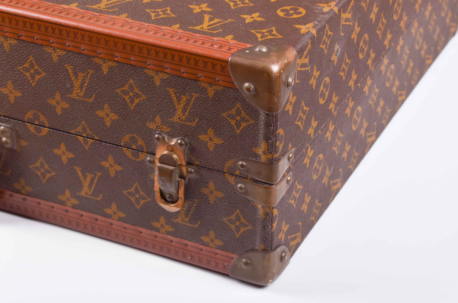  Louis Vuitton vintage suitcase 1950s / 1960s - Image 4 of 5