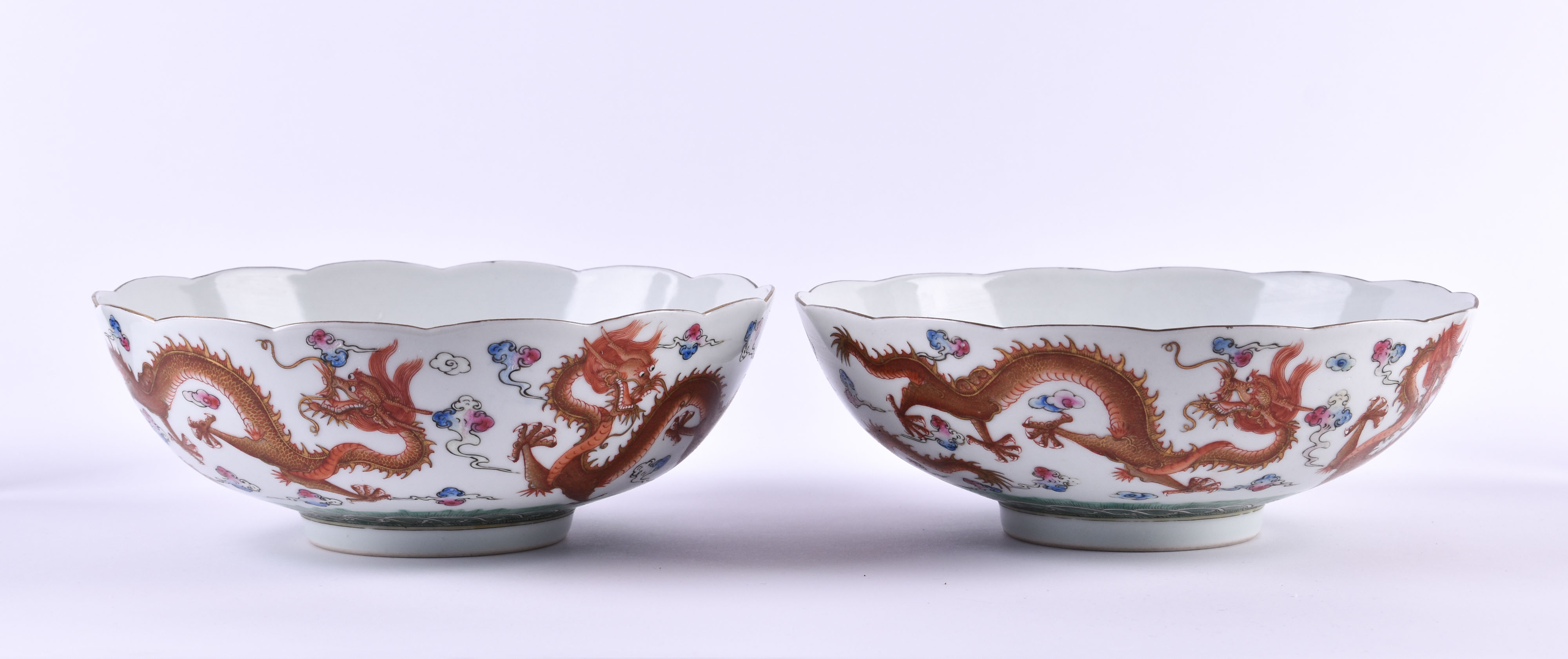  Pair of bowls China Qing dynasty - Image 3 of 12