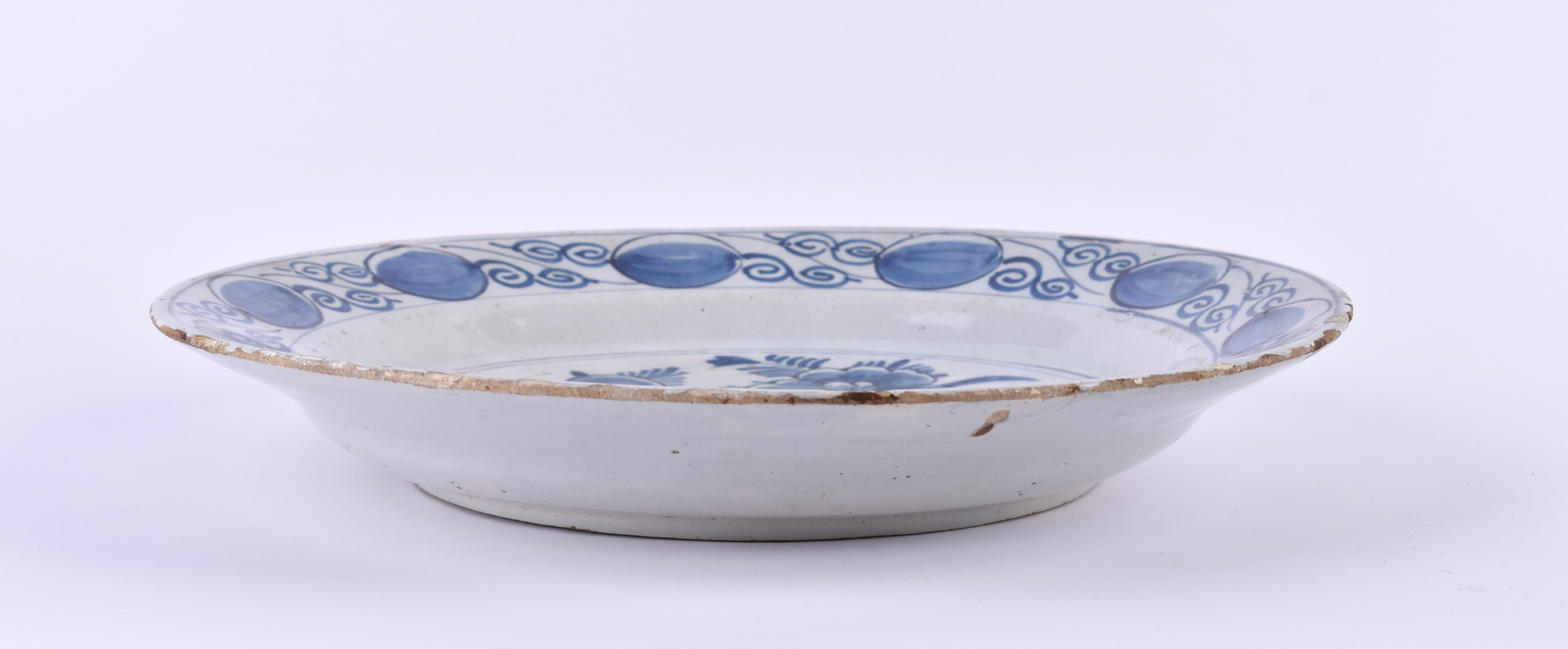  Plate Holland around 1750, Makkum Tichelaars - Image 5 of 6