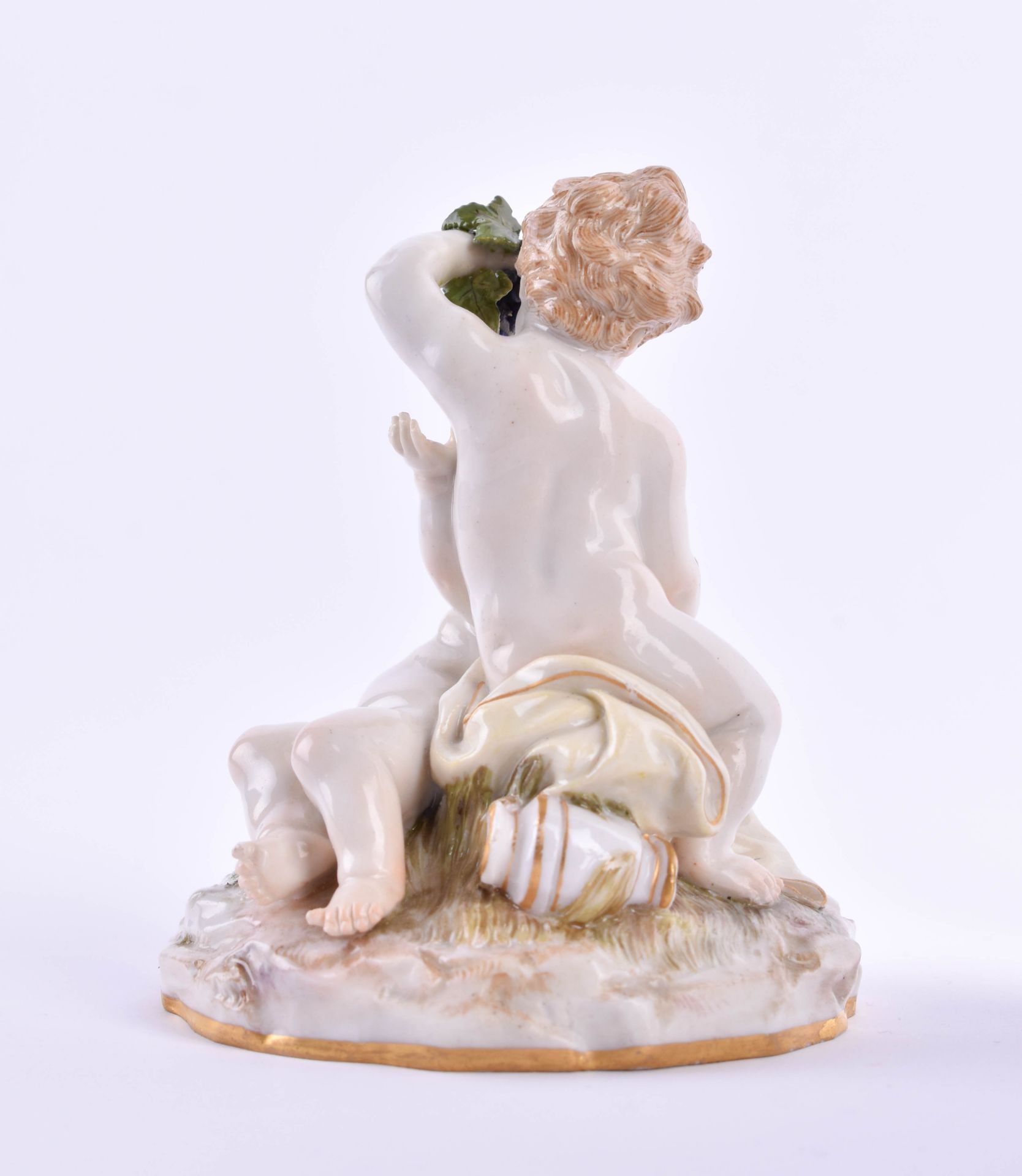  Figure group Meissen 19th century - Image 5 of 8