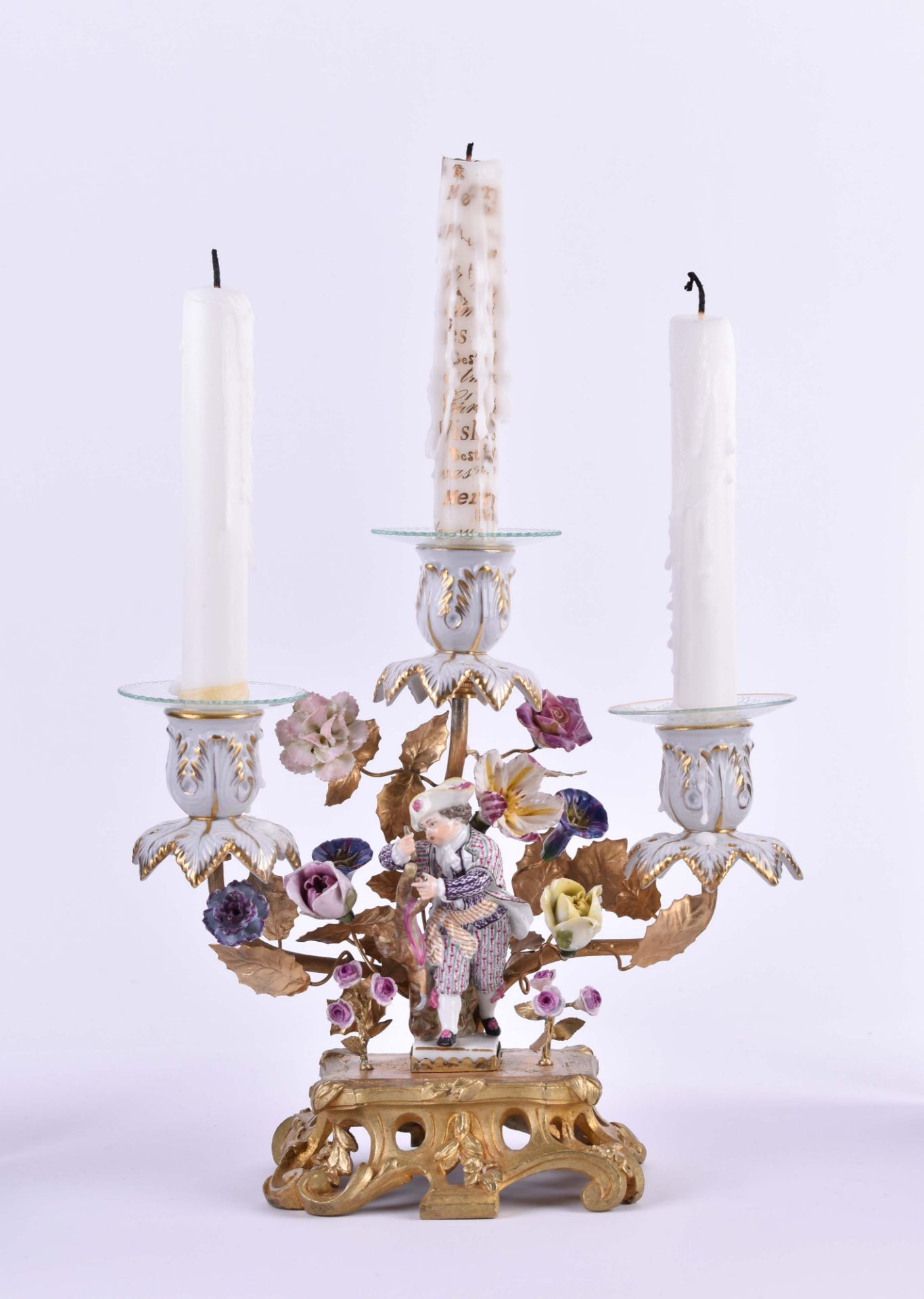  Candlestick Meissen 19th century