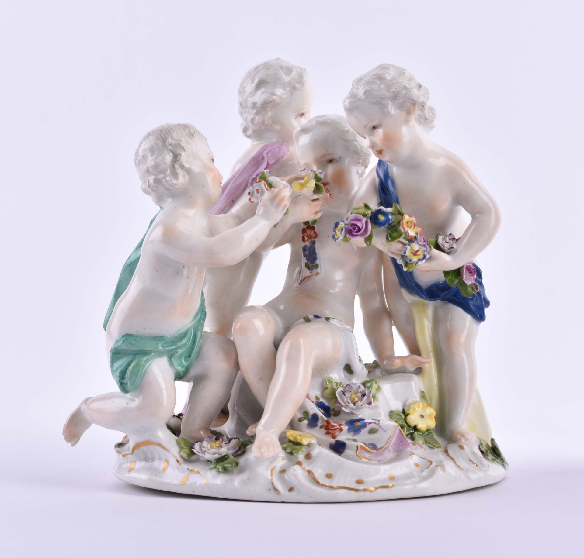  Figure group Meissen 19th century