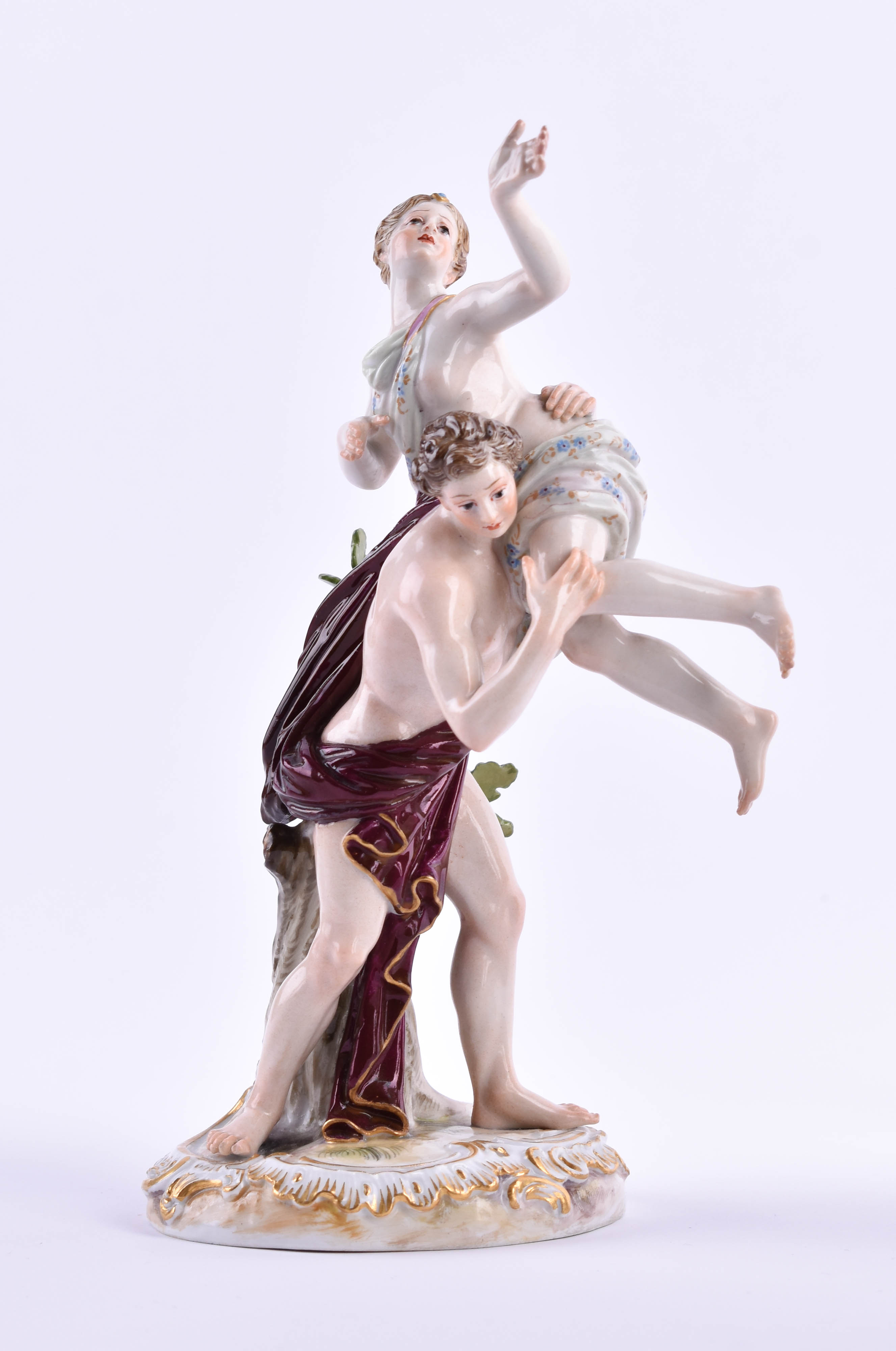  Figure group Meissen 19th century - Image 2 of 7