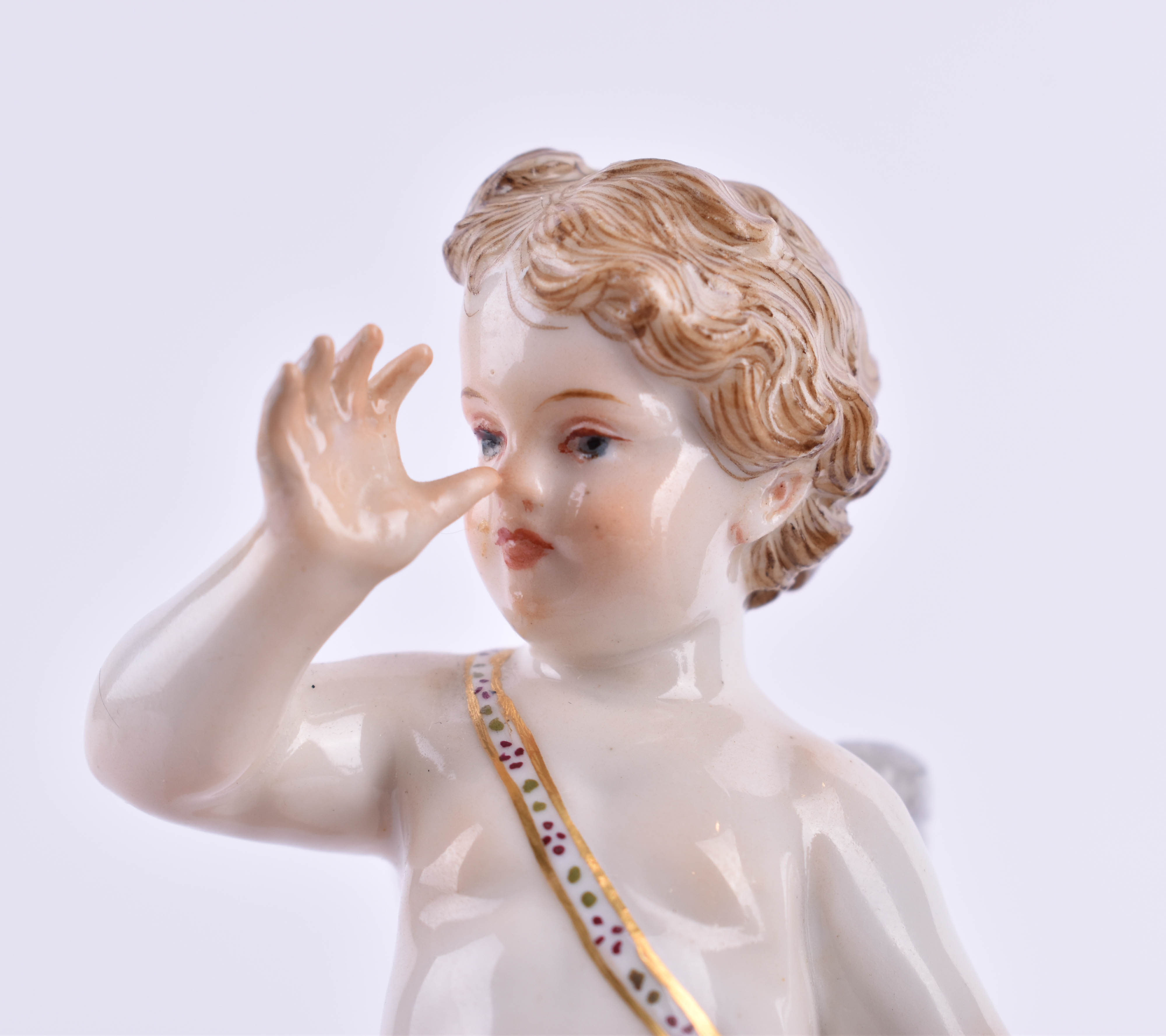  Cupid Meissen 19th century - Image 6 of 7