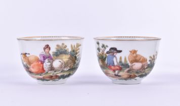  Pair of cups Meissen Markolini time