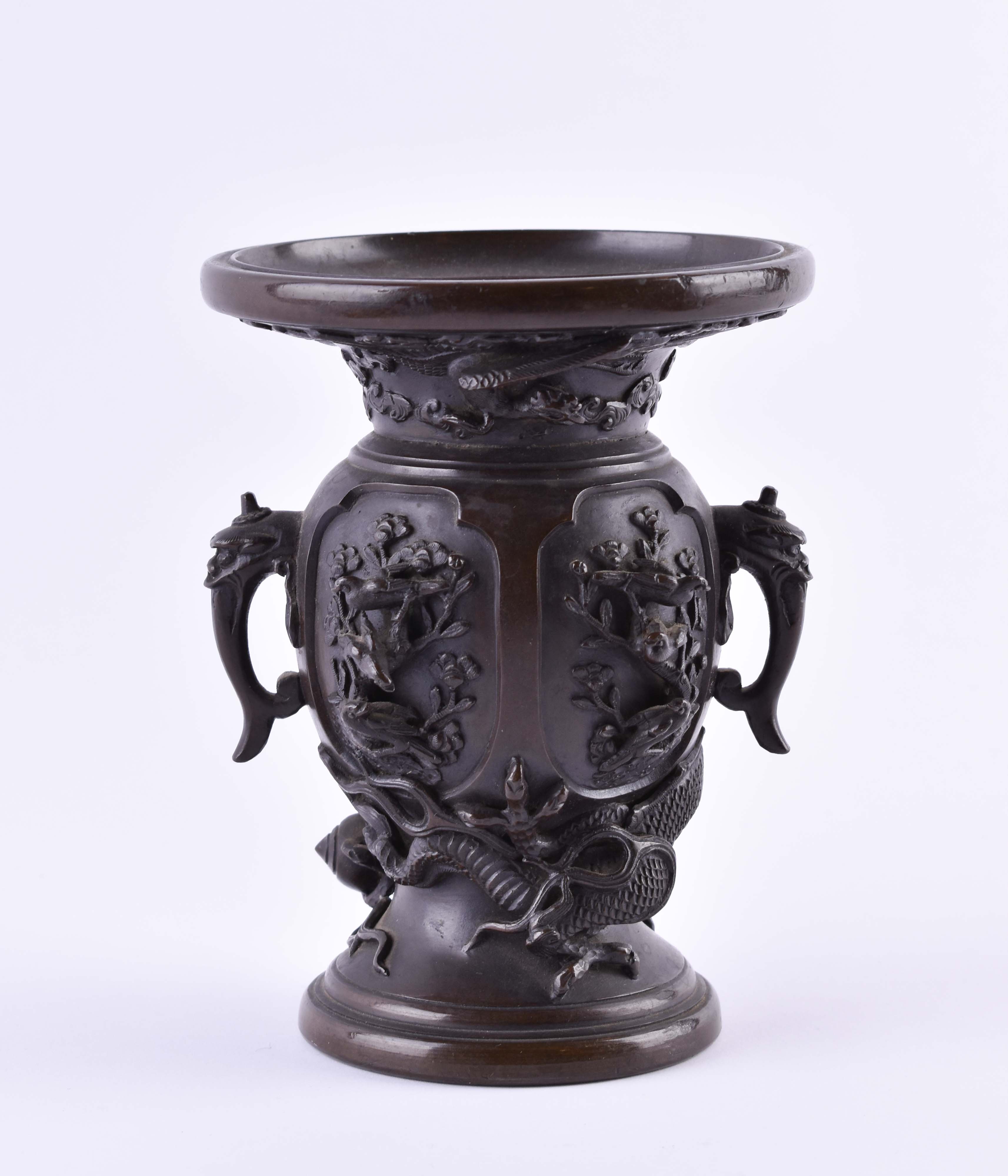  Vase Japan Meiji period - Image 3 of 12