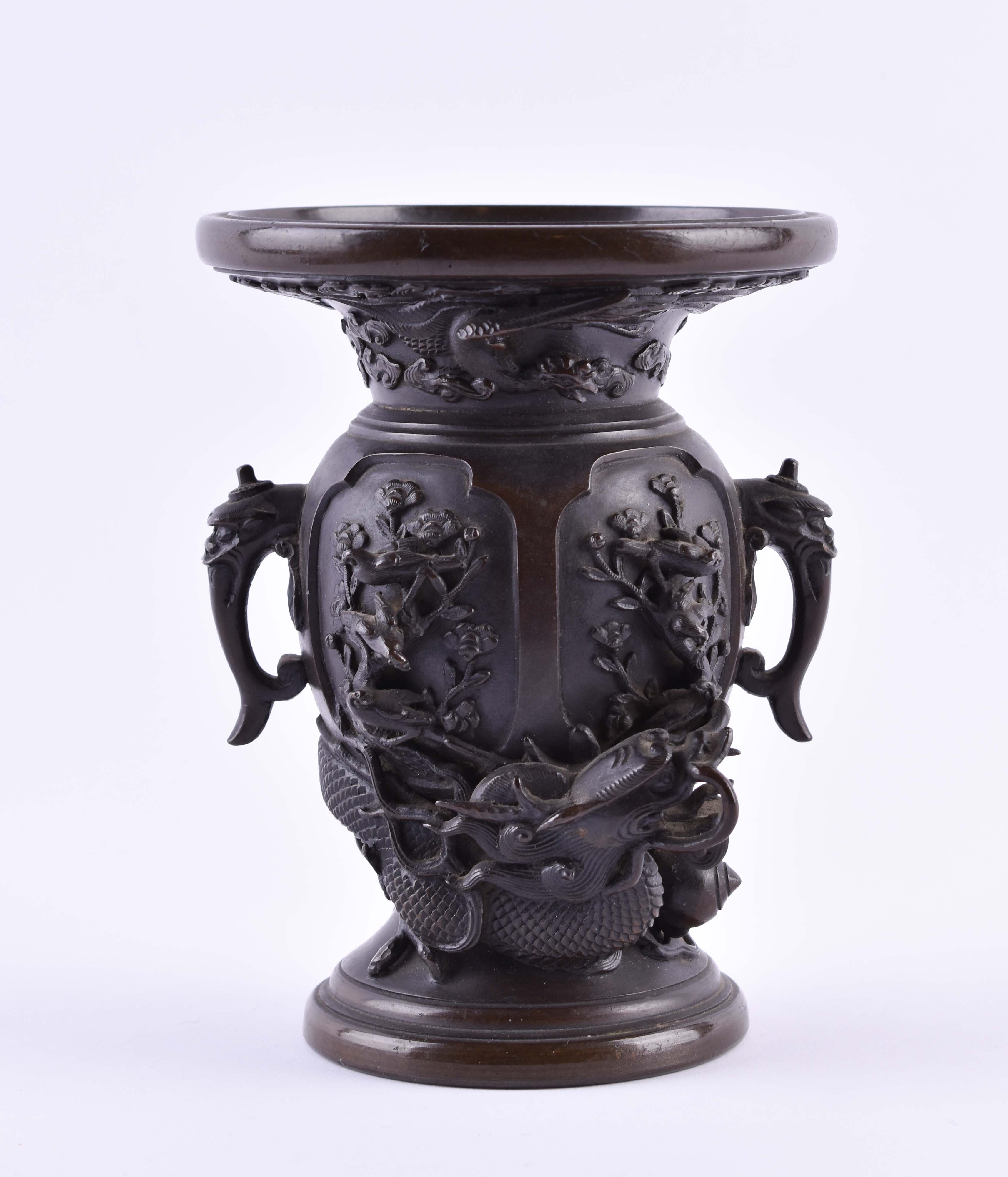  Vase Japan Meiji period - Image 2 of 12