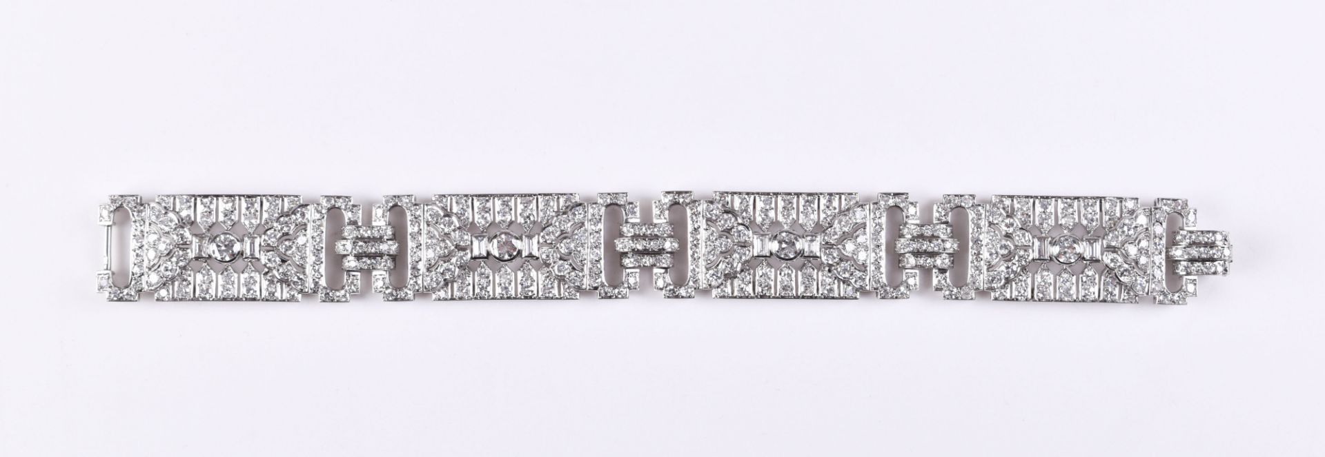  Art Deco diamond bracelet - Image 5 of 8