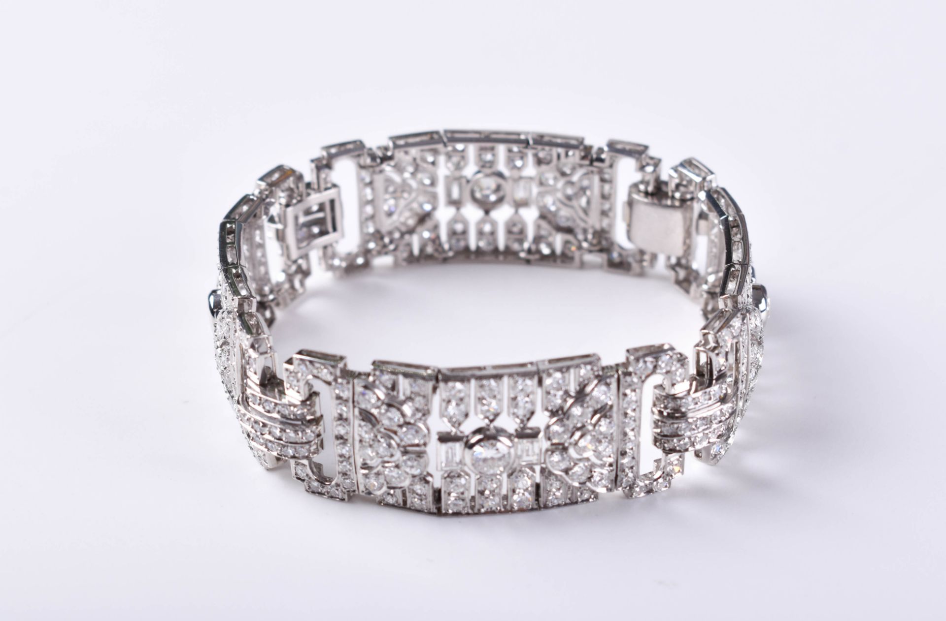  Art Deco diamond bracelet - Image 3 of 8