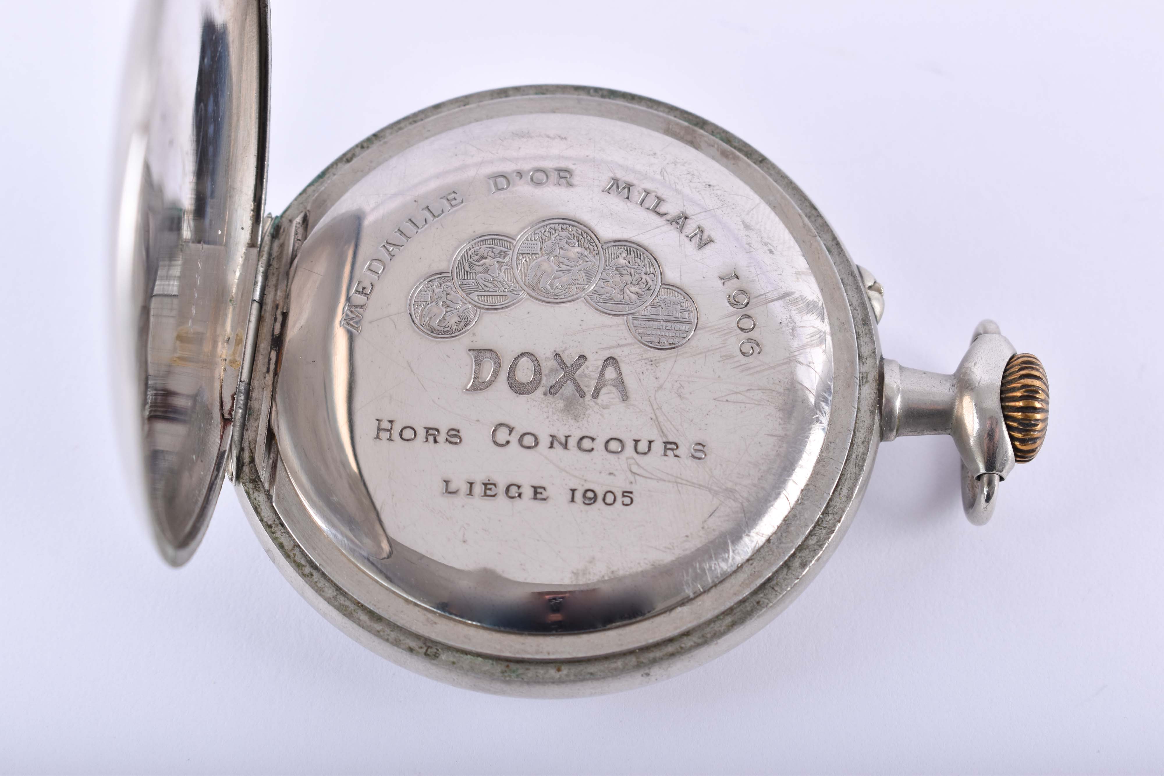  big erotic pocket watch Doxa - Image 3 of 4