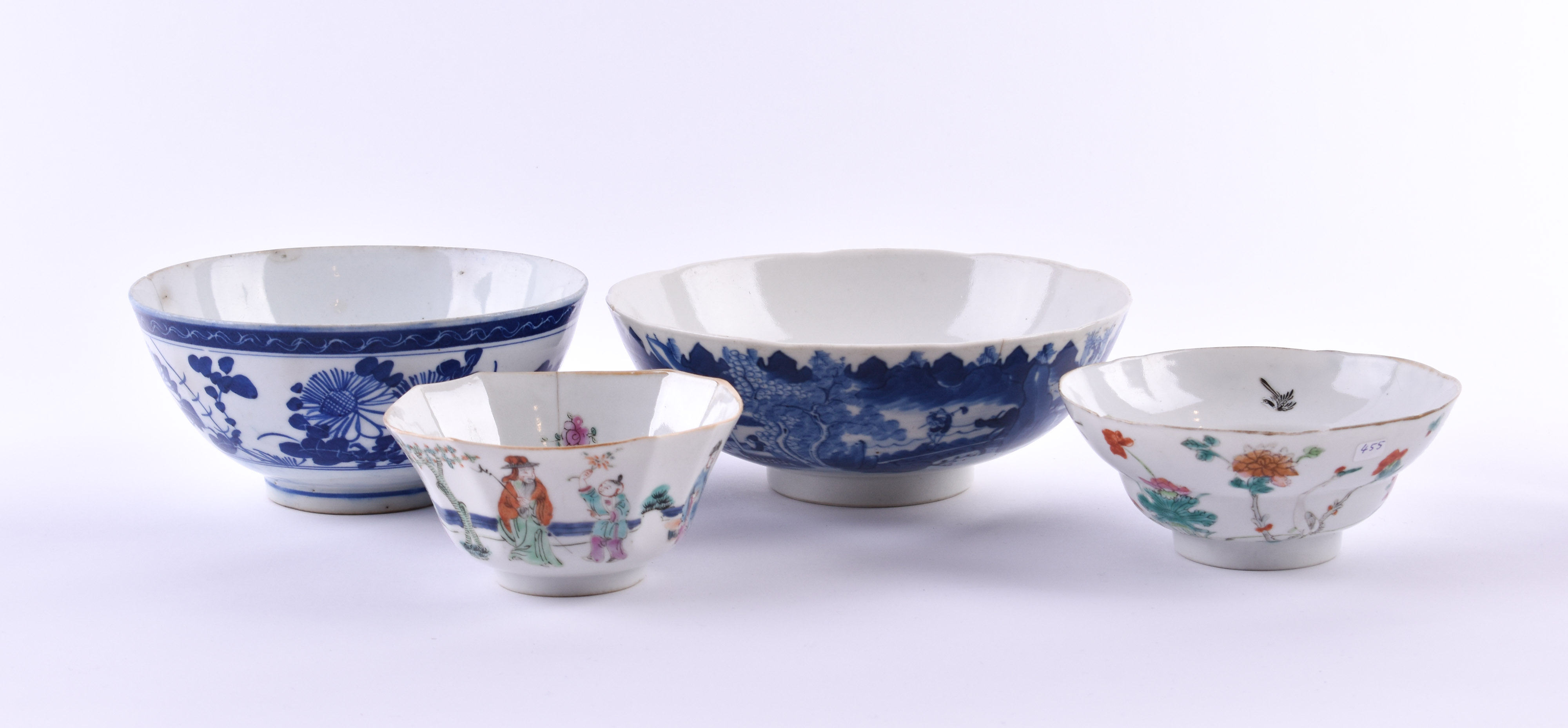  A group of Asian porcelain China Qing dynasty