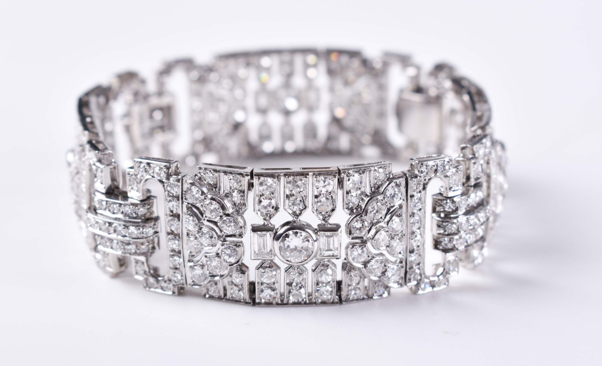  Art Deco diamond bracelet - Image 2 of 8