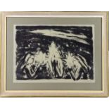 Gedenken - Deittke 1988Original - Lithographie rechts unten signiert Deittke u. datier