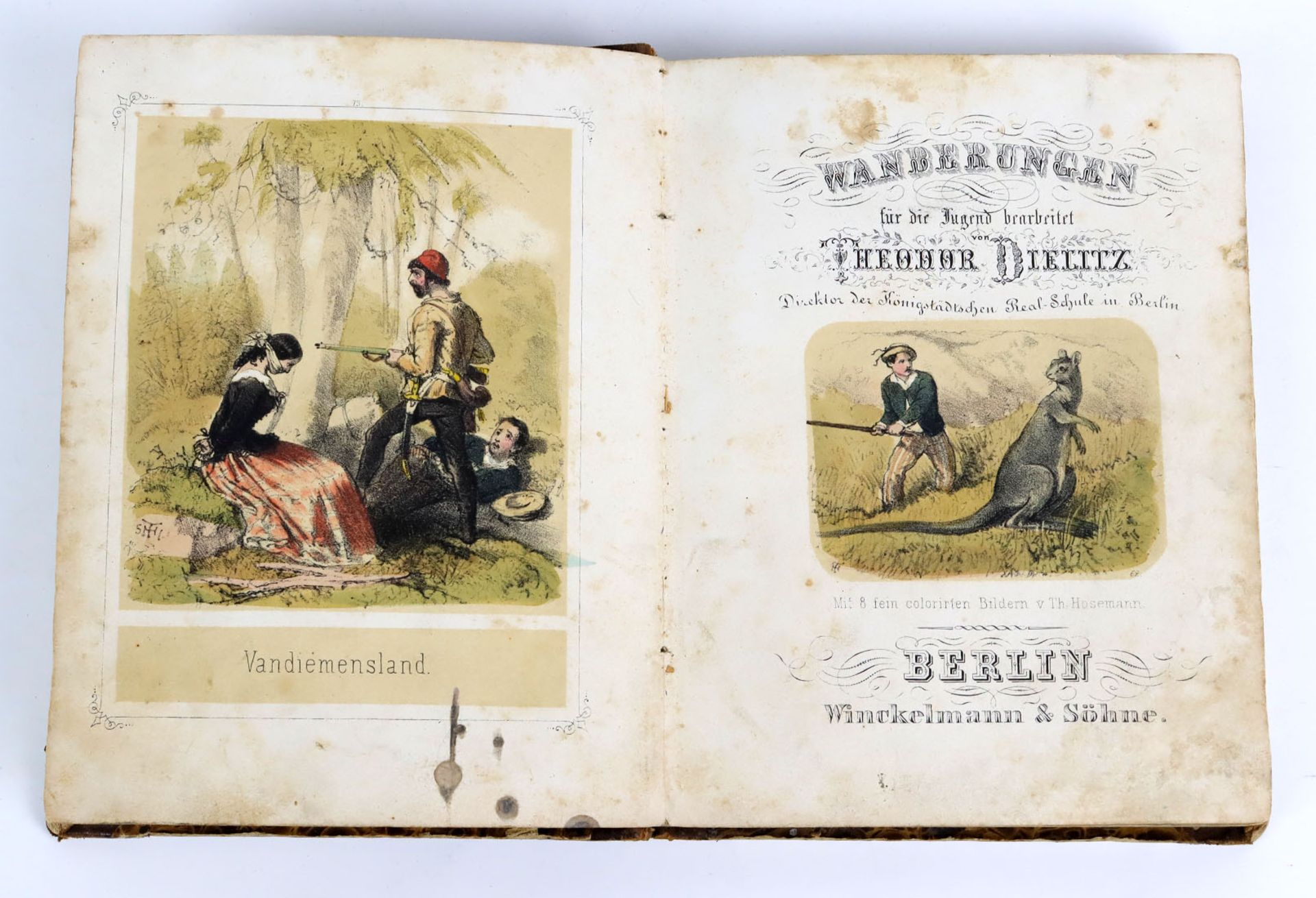 Wanderungen für die JugendTheodor Dielitz, m. 8 fein colorirten Bildern v. Th. Hosema
