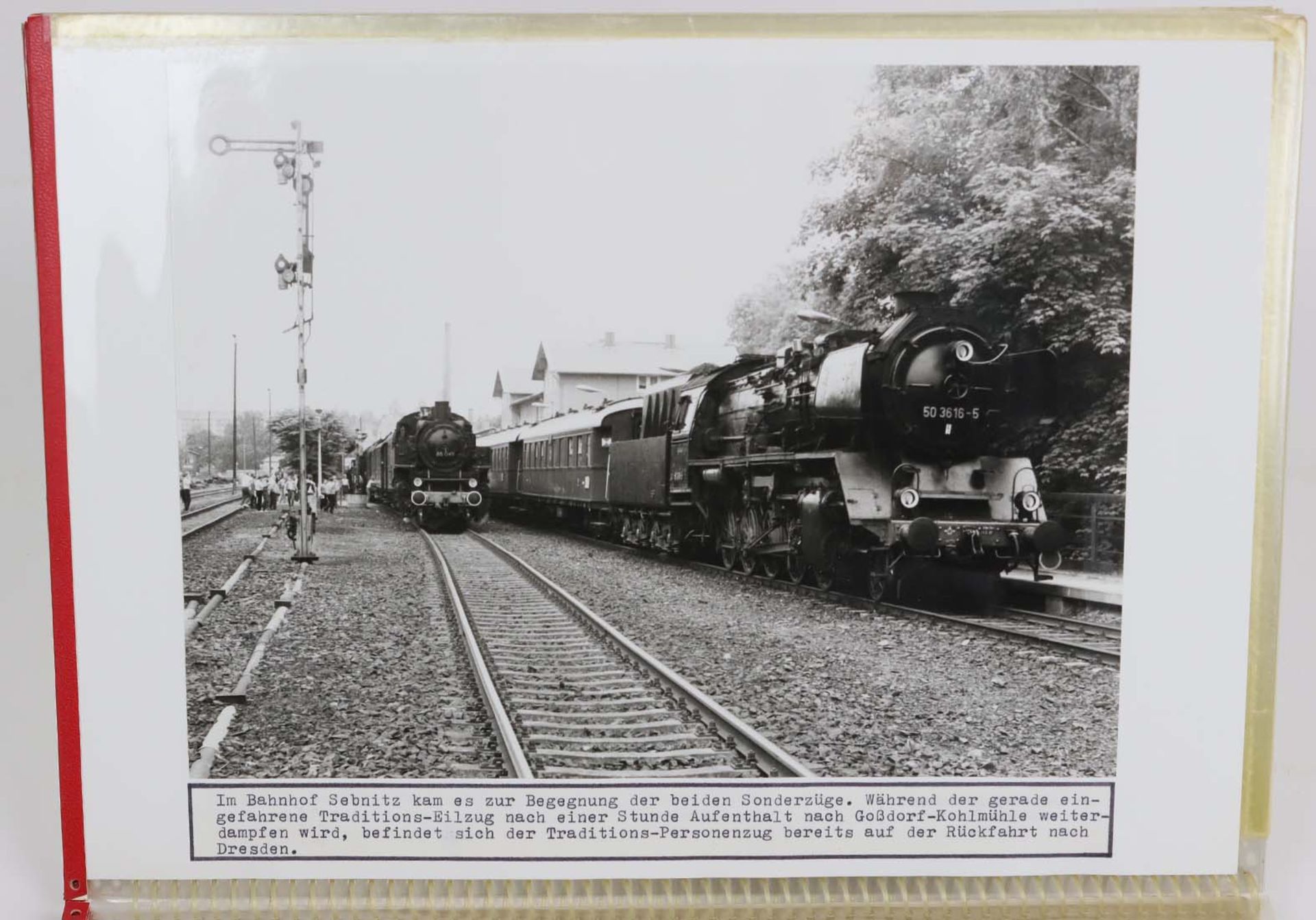 Auf sächsischen Nebenbahnen ins SebnitztalSonderfahrt zum Tag des des Eisenbahners, 1 - Image 3 of 3