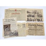 Zeitung u. -seiten 1939/58dabei *Allgemeine Zeitung Chemnitz* Nr. 81, 42. Jhrg. vom 5.