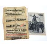 Posten Zeitungen 1937/44dabei *Nationalsozialistische Landpost* vom 17.9.1937, *Illust