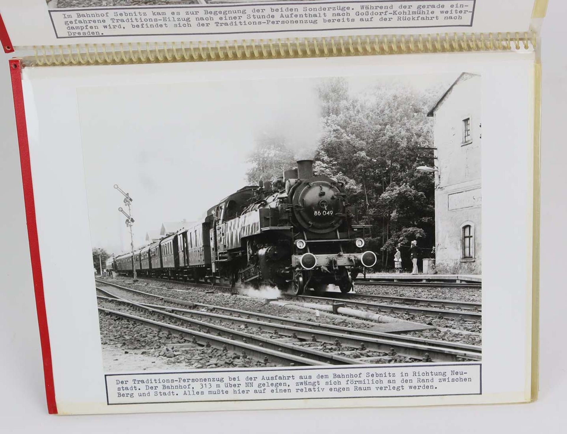Auf sächsischen Nebenbahnen ins SebnitztalSonderfahrt zum Tag des des Eisenbahners, 1 - Image 2 of 3