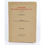 Geschichte der Juden in Frankfurt a.M.1150-1824, v. I. Kracauer, herausgeg. v. Vorstan