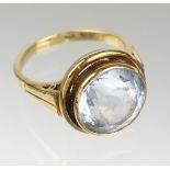 Damen Ring GG 585punziert Gelbgold 585 (14 Karat), ca. 5,9 Gramm, Signet Laurin Schmuc