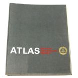 Atlas DDR 1. Auflage 1981Haack Gotha Verla, Ganzleinen, Metallschiene geheftet, Karten