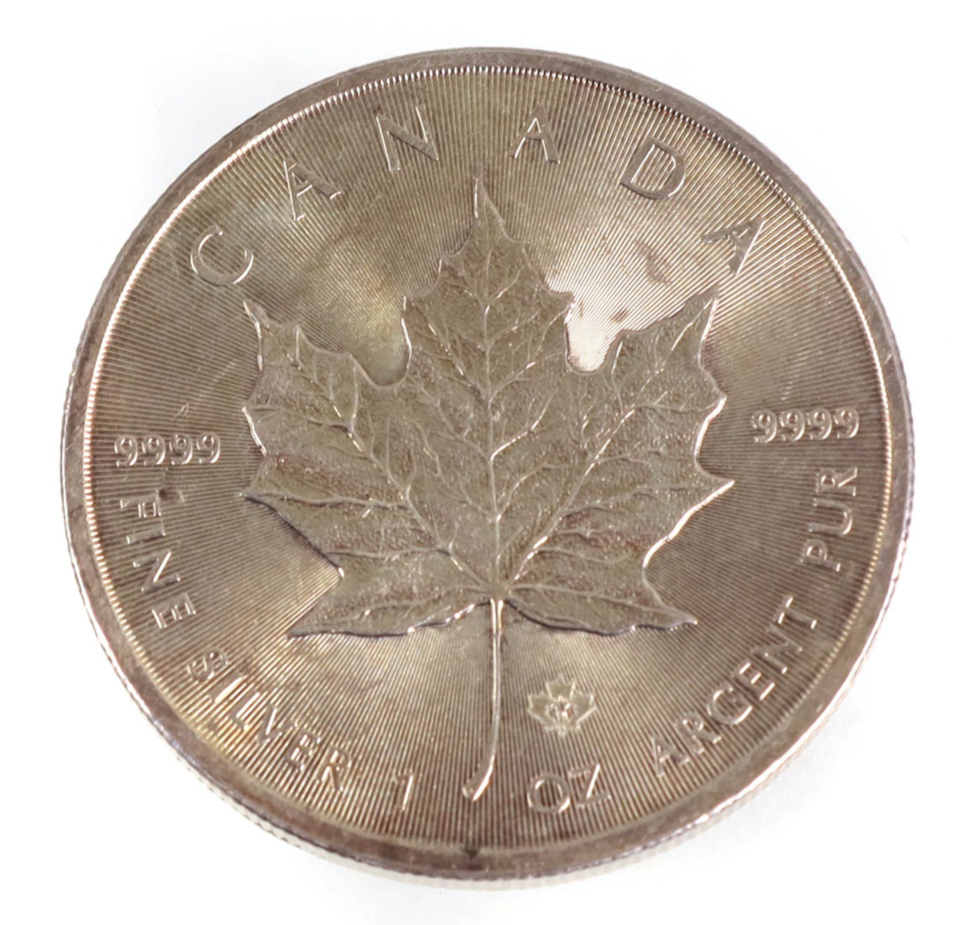 5 Canada Dollar 2014Feinsilbermünze Canada 5 Dollars 2014 mit Elizabeth II, Ø ca. 38 - Bild 2 aus 2