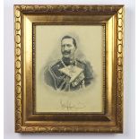 Kaiser Wilhelm IIhochformatiges Portrait vom letzten Deutschen Kaiser und König von P