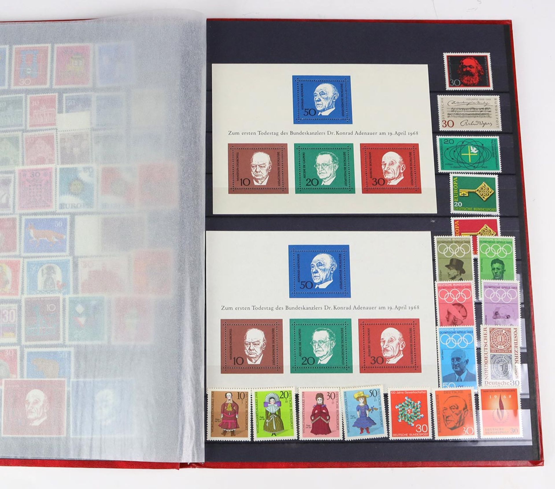 Briefmarke BRD 1959 bis 1976** im Album, Katalogwert ca. 750€ - Image 2 of 3