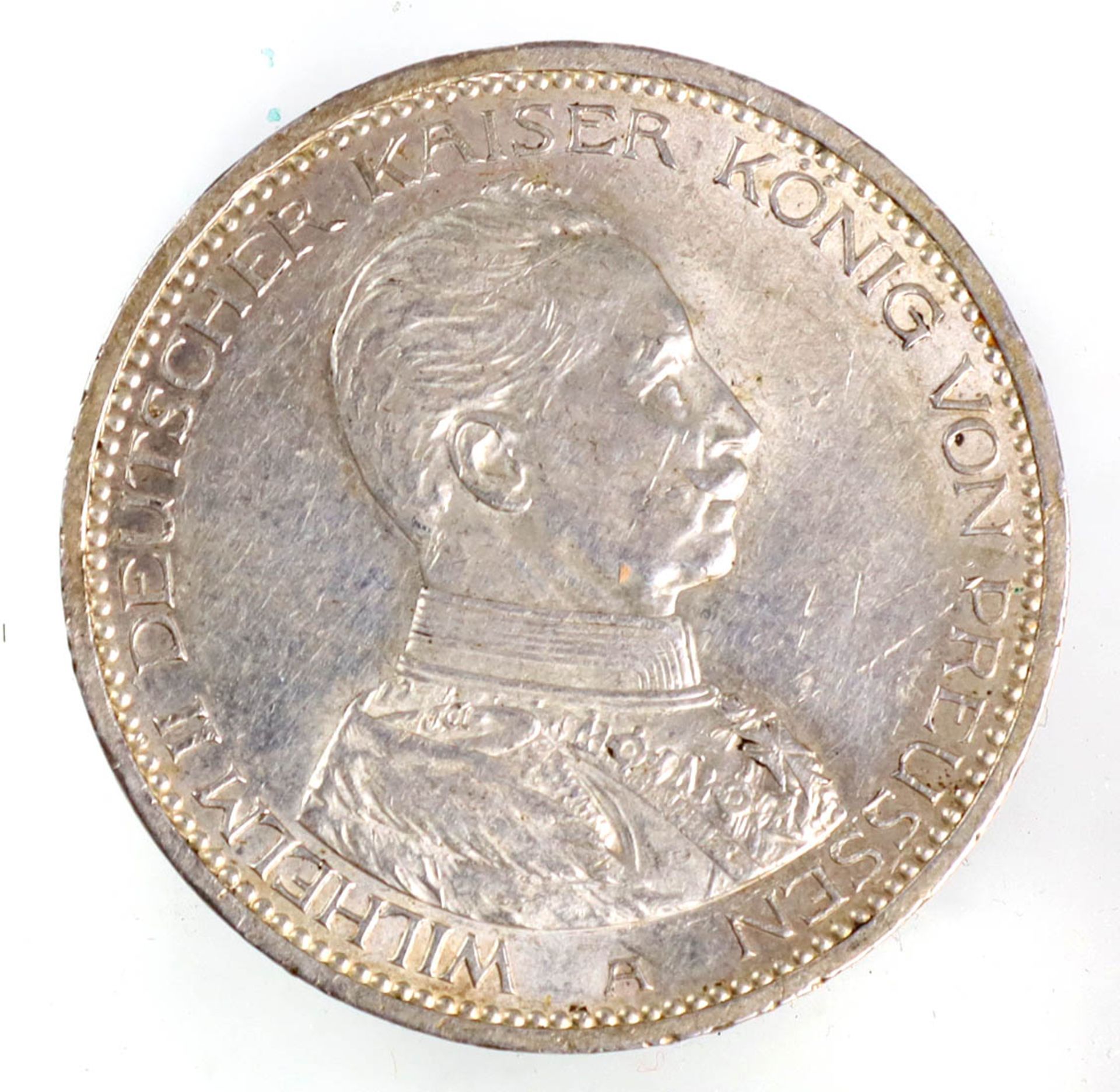 5 Mark Wilhelm II Preussen 1914 ASilbermünze Fünf Mark Deutsches Reich 1914, so um g