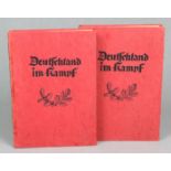 2 Bände Deutschland im Kampf 1941Oktober- und November- Lieferung, Nr. 51-52 u. 53-54