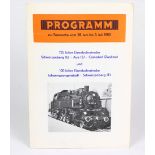 125 Jahre Eisenbahnstrecke 1983Programm zur Festwoche vom 28. Juni bis 3. Juli 1983, 1