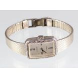 *Dugena* Damen Armbanduhr Silberbeides punziert 835, Milanaise-Armband mit verstellbar