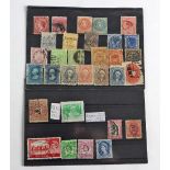 Briefmarken Ausland 19. Jhd.31 überwiegend gestempelte Briefmarken, mit Turks Islands