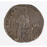 Silver Ducat 1694Niederlande, Utrecht, Silberdukat 1694, Ø ca. 43 mm, Gewicht ca. 28