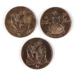 3 Medaillen Notgeld 1923