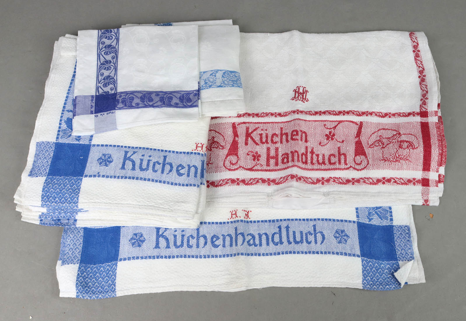 Küchenhandtücher und Servietten