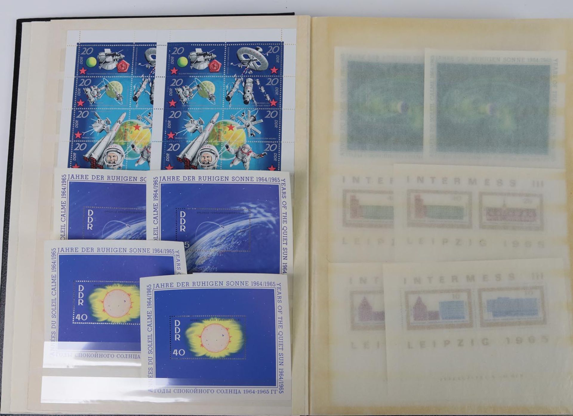 DDR Briefmarken im Album - Image 3 of 3