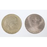 2 x 1 Rubel 1970 und 1983