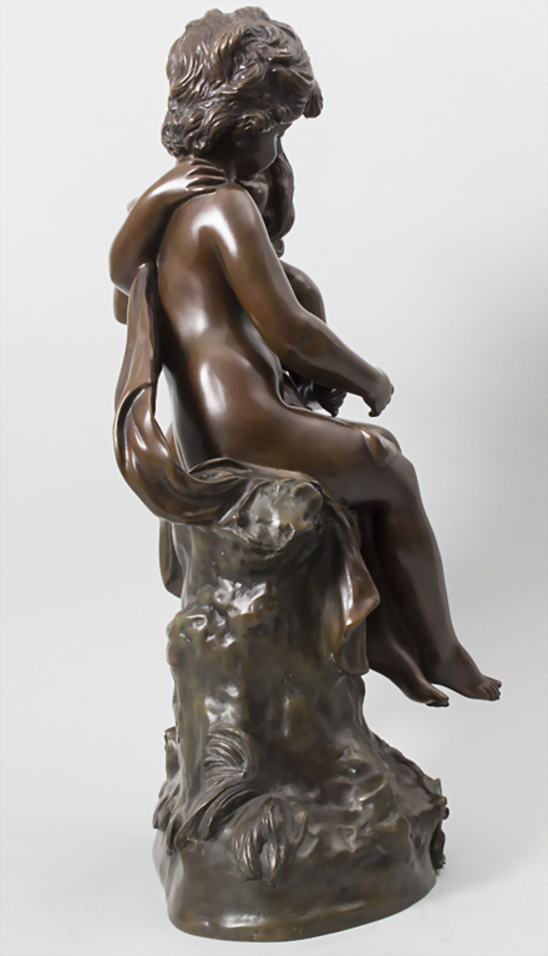 Hippolyte François MOREAU (1832-1927), Une secret (Das Geheimnis)Material: Bronze, pa - Image 4 of 8